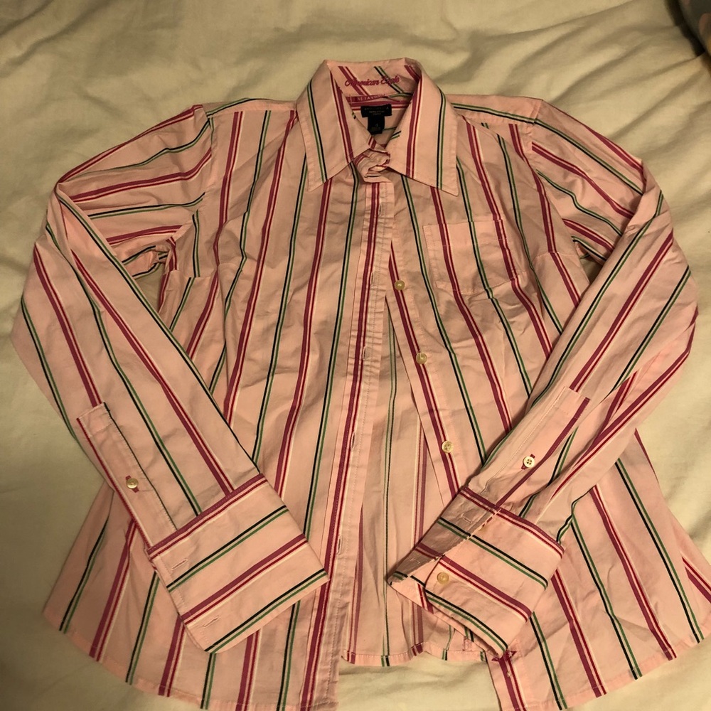 Stripped button down